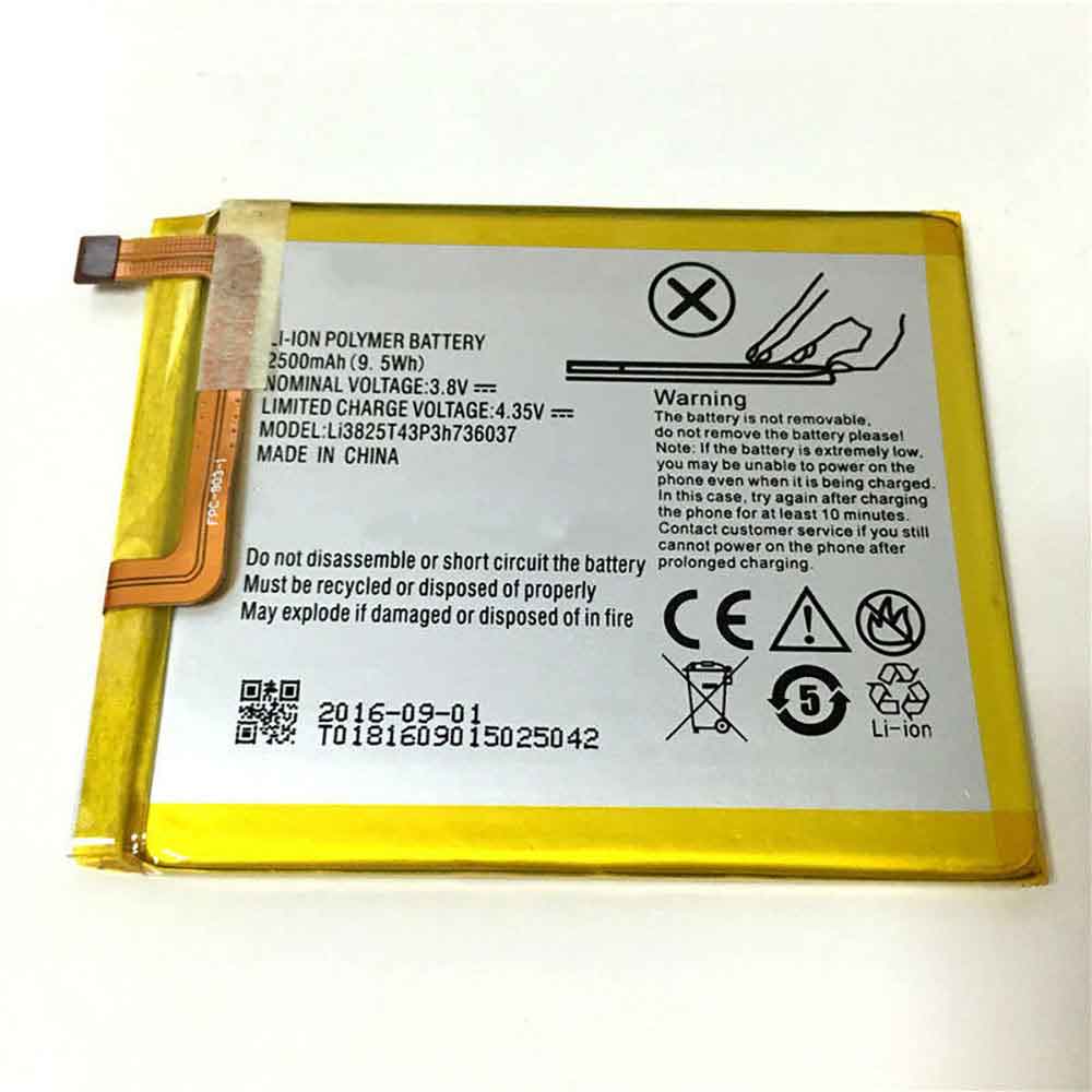 Batería para G719C-N939St-Blade-S6-Lux-Q7/zte-Li3825T43P3h736037
